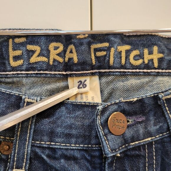 Ezra Fitch Women's Boot Cut Jeans Distressed Size 26 - Picture 3 of 8
